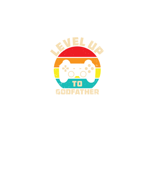 Level Up Godfather model negru pe tricou