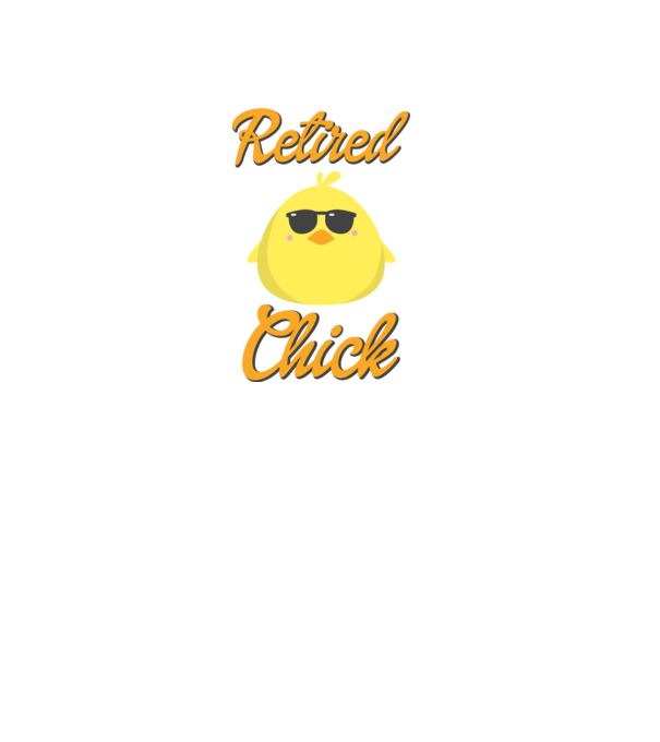 Retired chick model roz deschis pe tricou