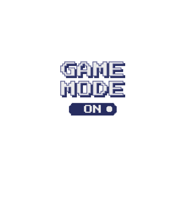 Gamer - Game mode on model negru pe tricou