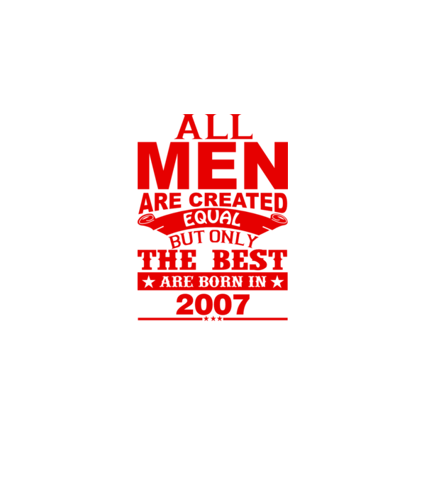 All men are created - 2007 model gri pe tricou