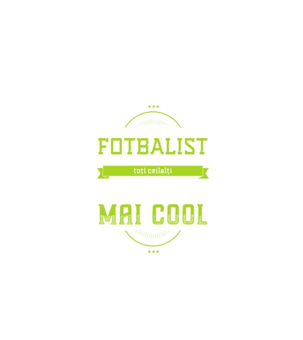 Sunt fotbalist, la fel ca toți ceilalți, dar mult mai cool model negru pe tricou