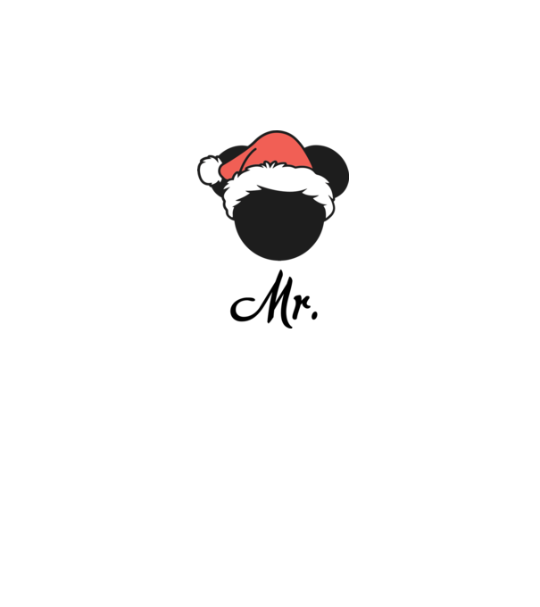 mr christmas model roz pe tricou