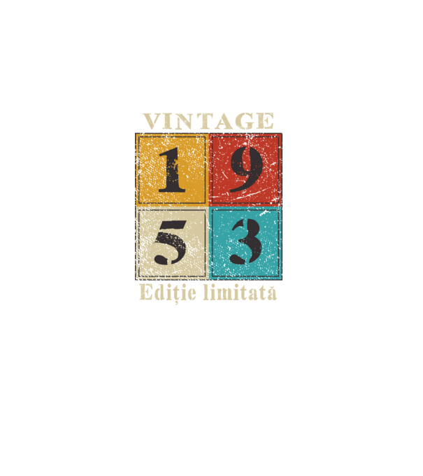 1953 - Ediție limitată model negru pe tricou