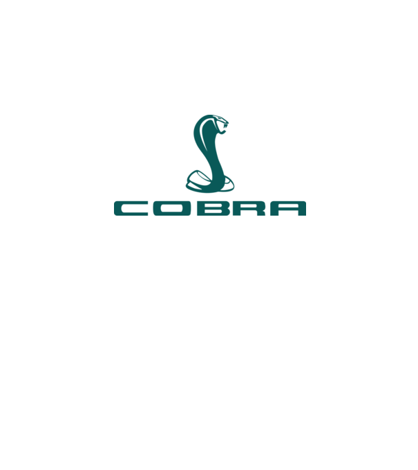 Cobra model alb pe tricou