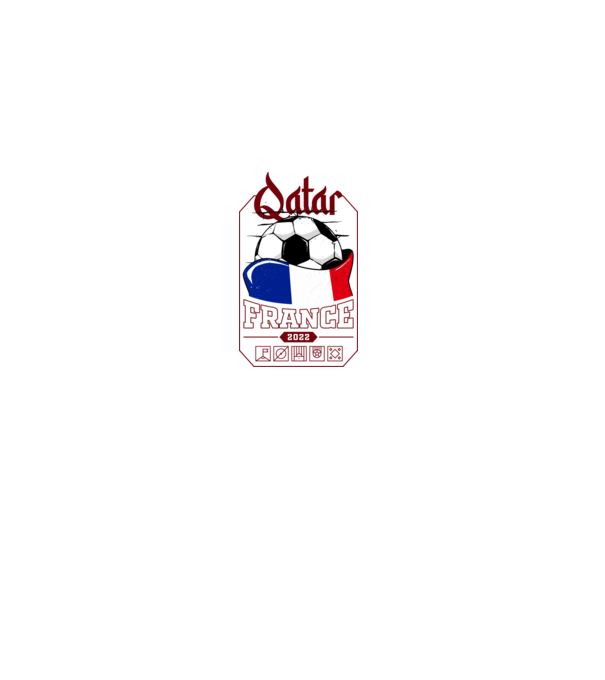 Qatar teams France model negru pe tricou