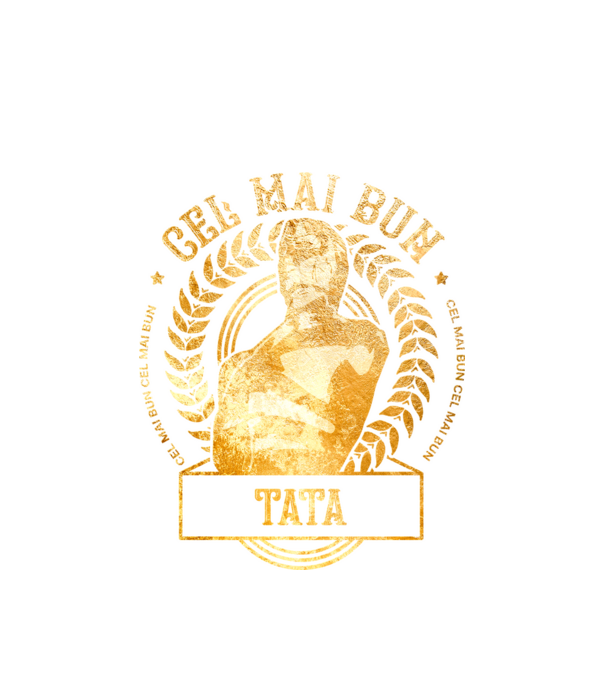 Cel mai bun tată model alb pe tricou