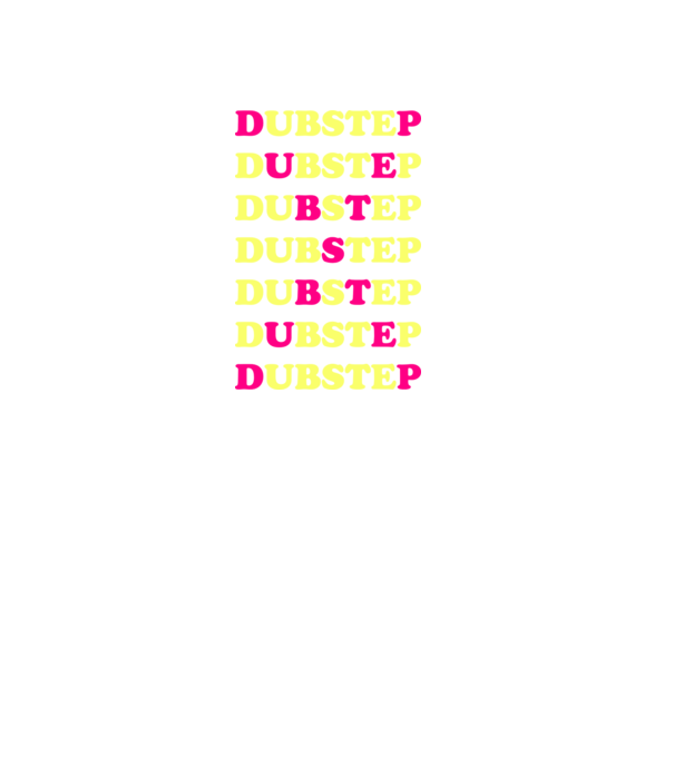Dubstep model negru pe tricou