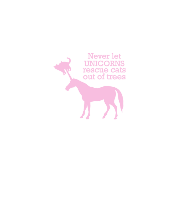 unicorn cat model negru pe tricou