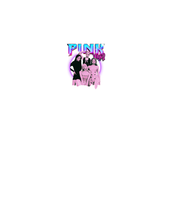 BLACKPINK pink venom model negru pe tricou