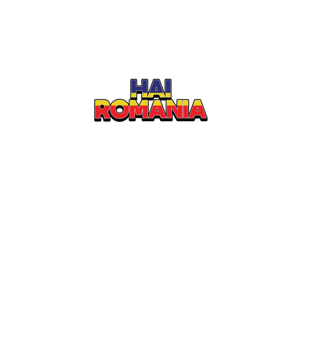 Subtitlu Hai Romania model alb pe tricou
