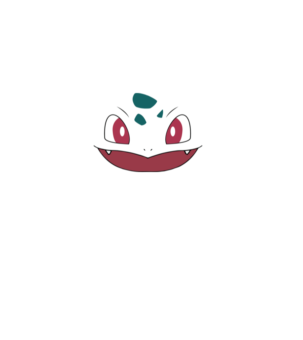 Bulbasaur model gri pe tricou