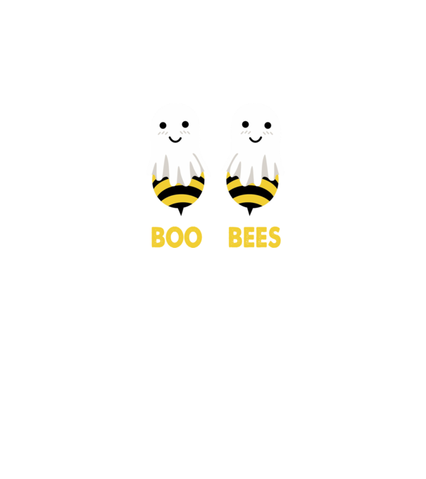 Boo bees model negru pe tricou