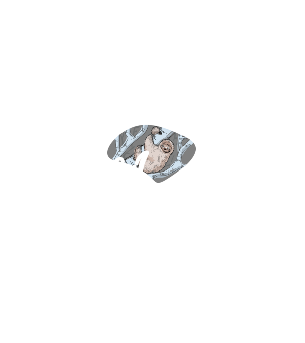 what does the sloth say model negru pe tricou