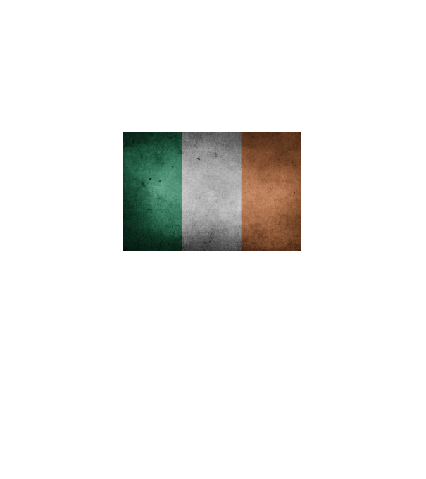 IRELAND model negru pe tricou