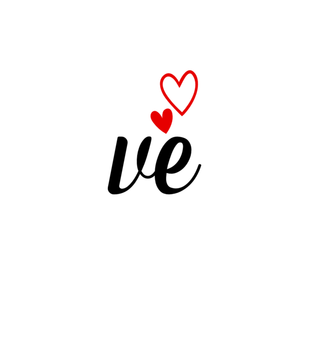 Cuplu LOVE model alb pe tricou