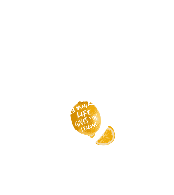 When life gives you lemons... model albastru regal pe tricou