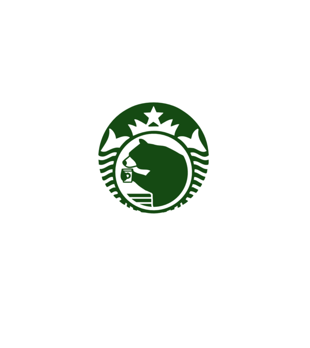 Bear Bucks model alb pe tricou