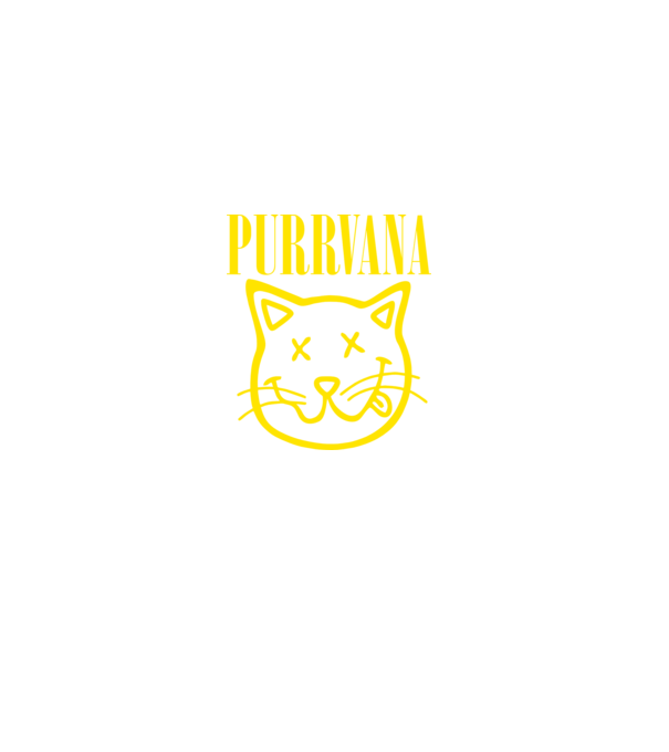 PURRVANA model negru pe tricou