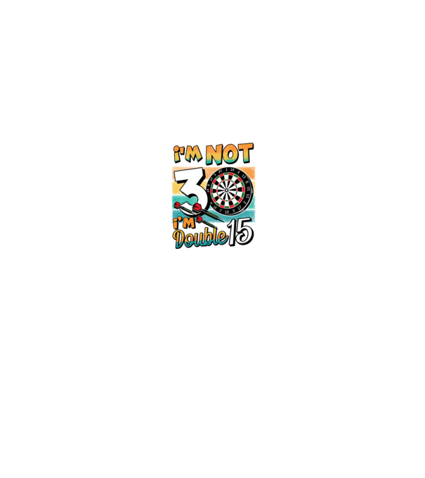 Darts Birthday 30 years old model negru pe tricou