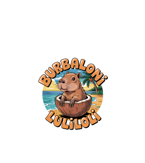 Burbaloni Luliloli model negru pe tricou