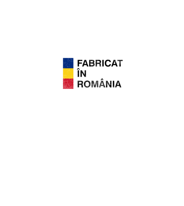 Fabricat în România model negru pe tricou