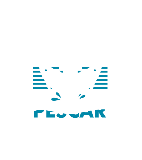 Pescar original model negru pe tricou