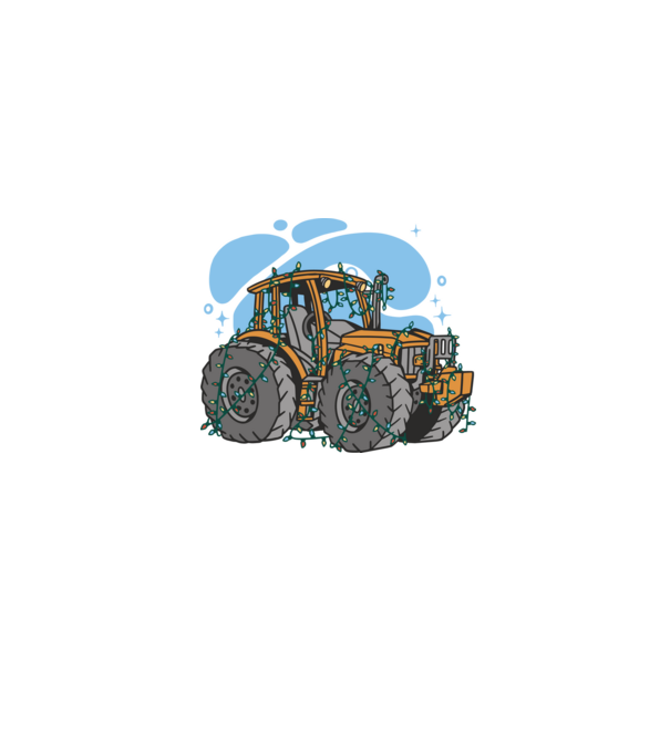 TRACTOR model gri pe tricou
