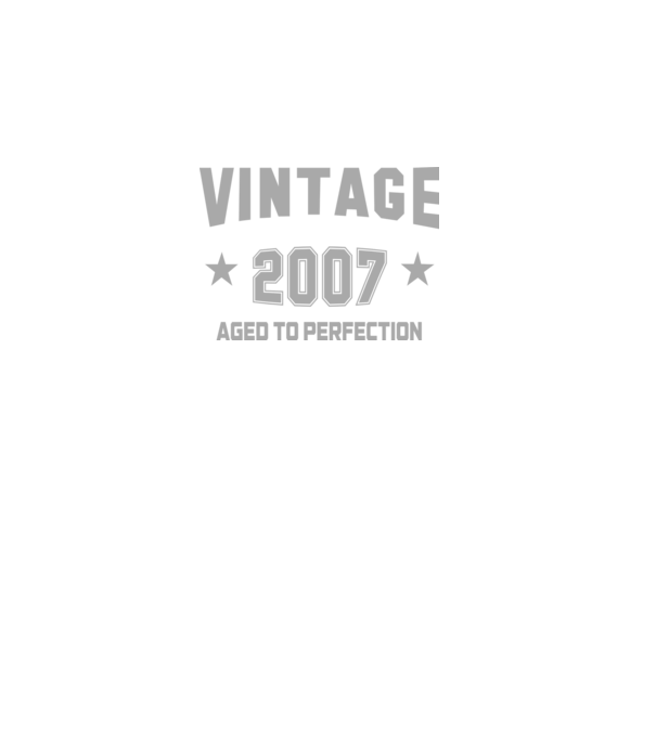 Vintage - 2007 model roșu pe tricou
