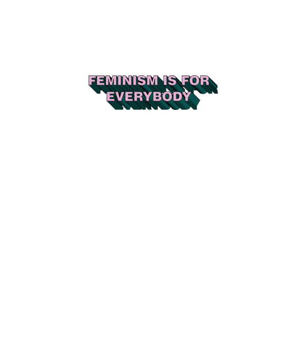 Feminismul este pentru toată lumea model negru pe tricou