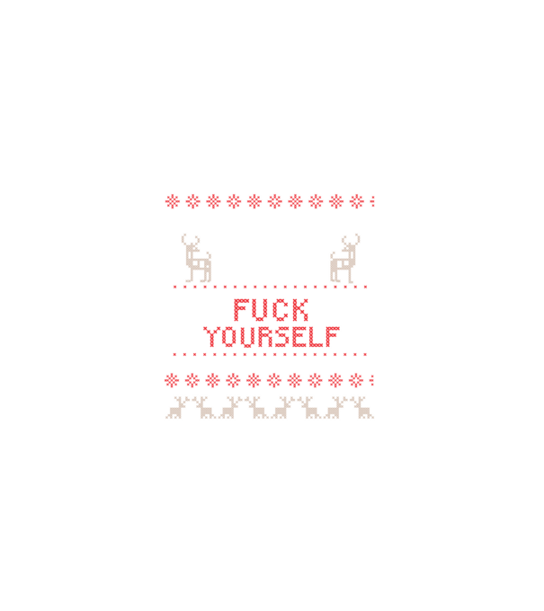 Merry go fuck yourself model negru pe tricou