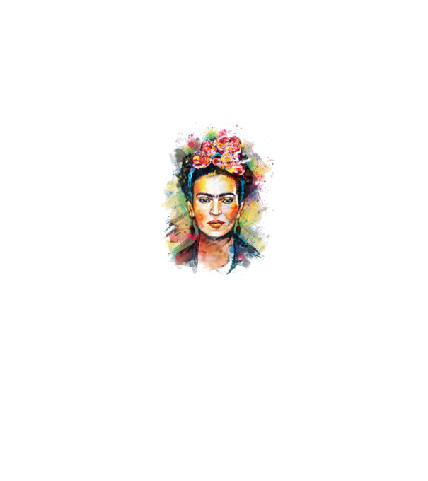 Frida Kahlo model gri pe tricou