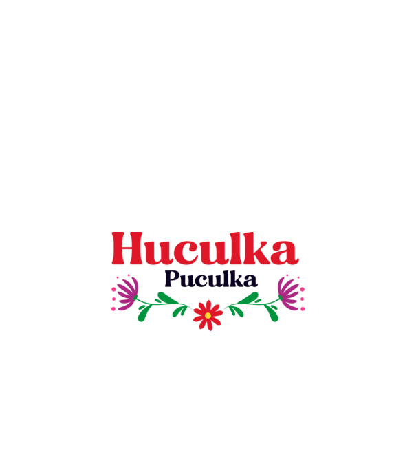 Huculka Puculka model alb pe tricou