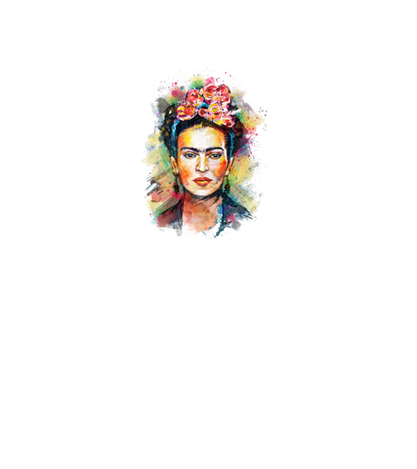 Frida Kahlo model alb pe tricou