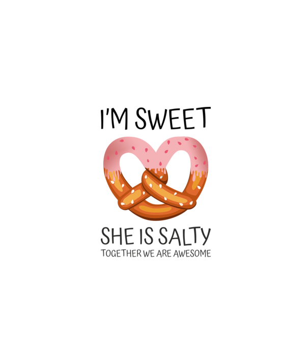 Sweet Friend model alb pe tricou