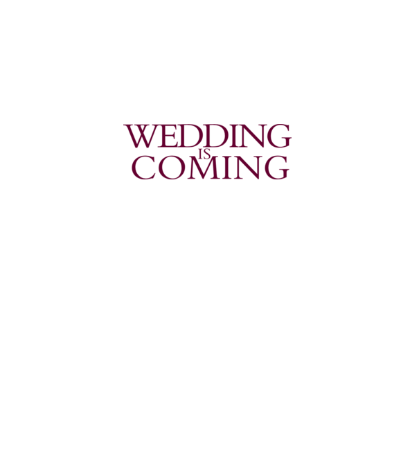 Wedding is coming model gri pe tricou