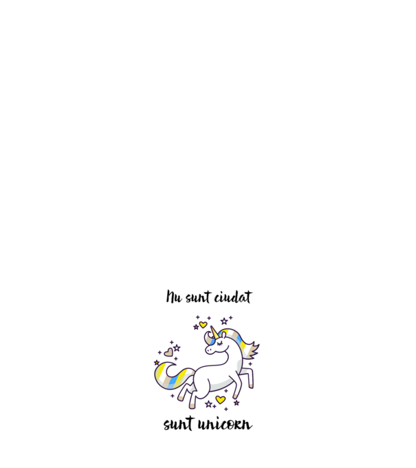 Nu sunt ciudat - sunt unicorn model albastru deschis pe tricou
