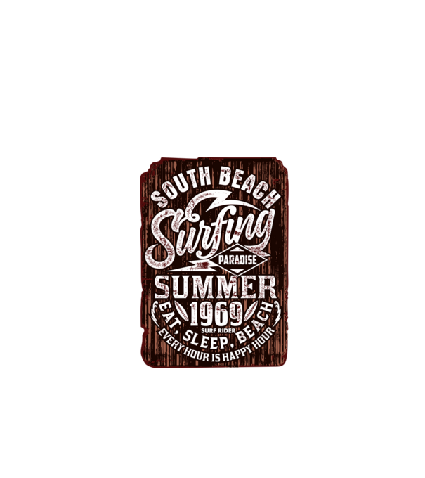 South Beach model negru pe tricou
