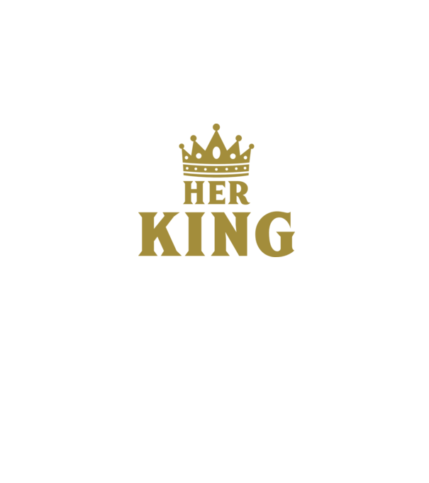 Her King model negru pe tricou
