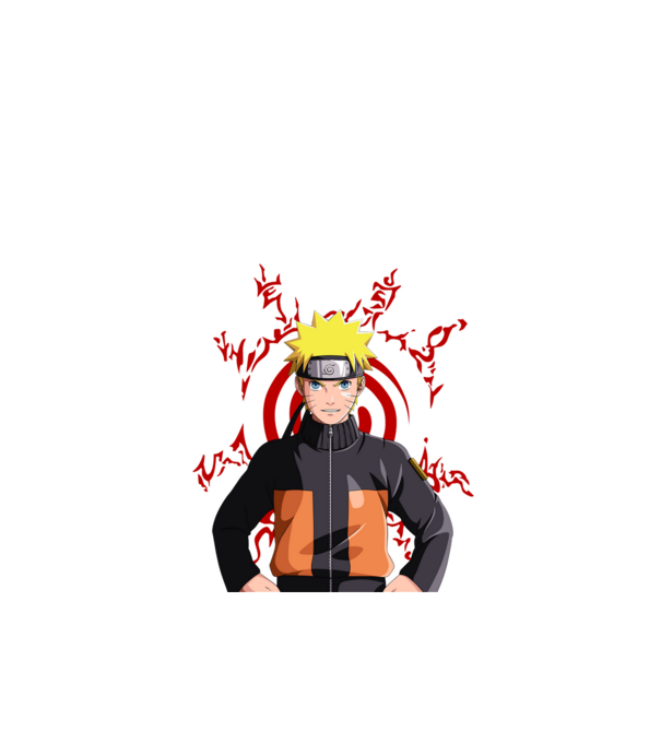 NARUTO model negru pe tricou