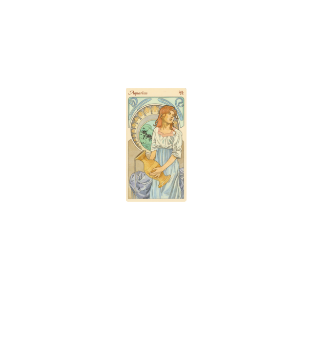 Horoscop Tarot VARSATOR model gri pe tricou