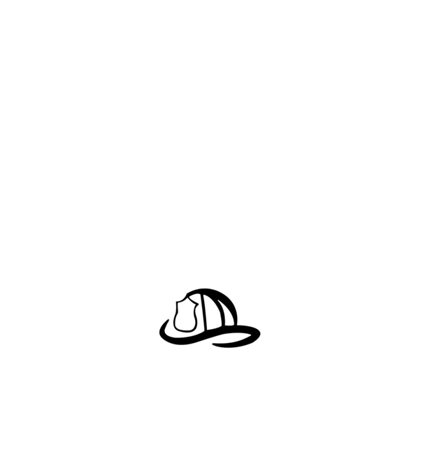 Fire fighter model alb pe tricou