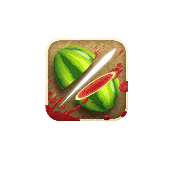 Fruit Ninja Icon model galben neon pe tricou