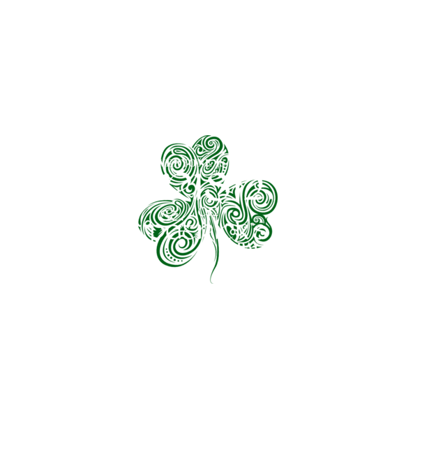Everyone is irish shamrock model negru pe tricou