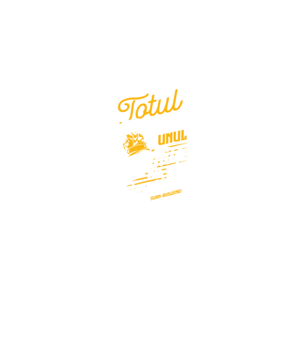 Totul este dificil pentru unul, dar nimic nu este imposibil pentru mulți! Team-building model negru pe tricou
