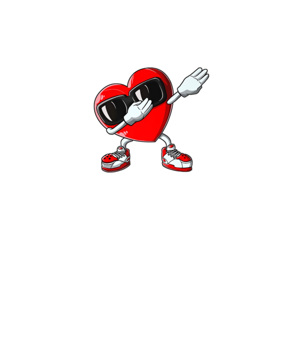 Dab inima model negru pe tricou
