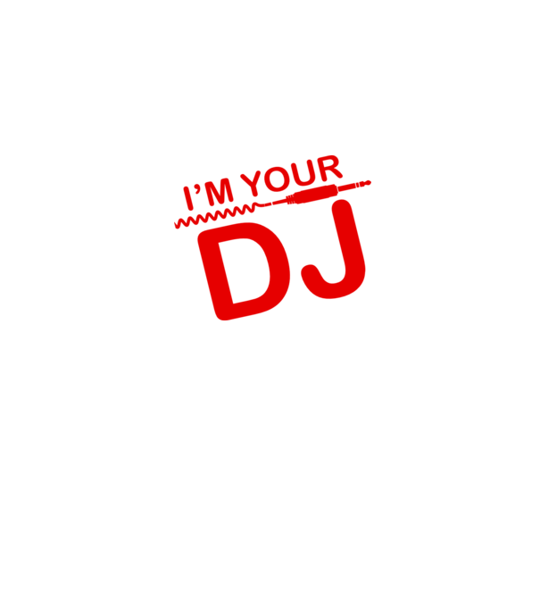 Im your DJ model negru pe tricou