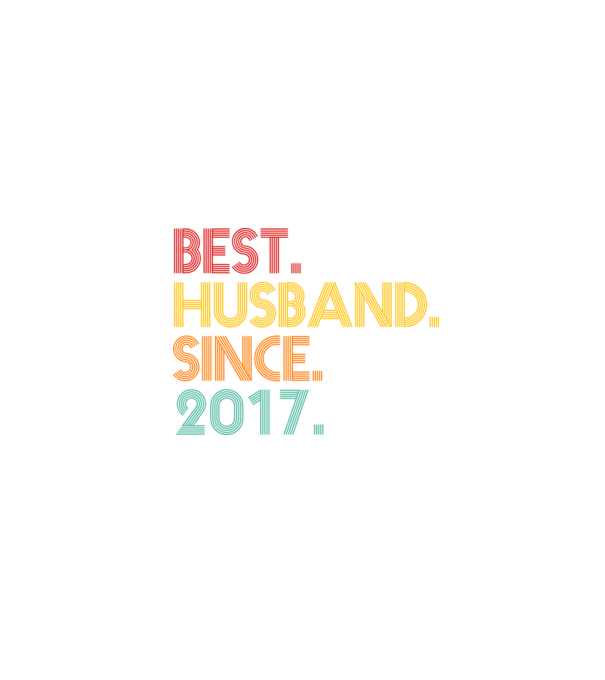 best husband since 2017 retro model negru pe tricou