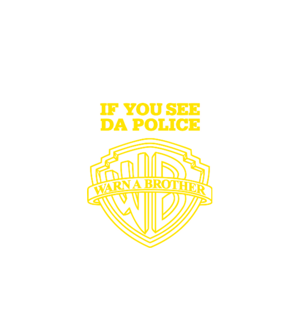 if you see da police model negru pe tricou