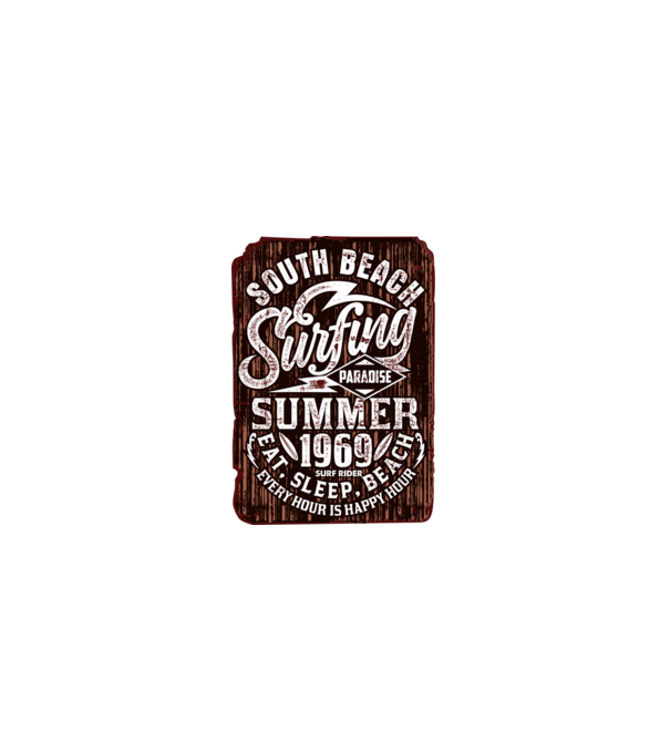 South Beach model negru pe tricou