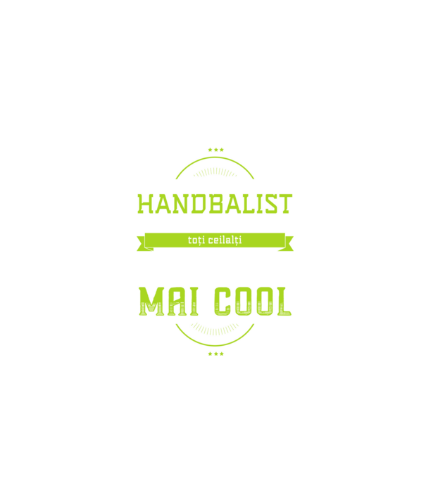 Sunt handbalist, la fel ca toți ceilalți, dar mult mai cool model negru pe tricou